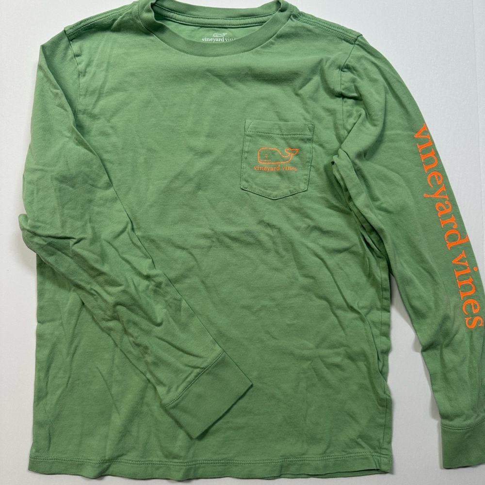 Vineyard Vines Green Crew Neck Tee